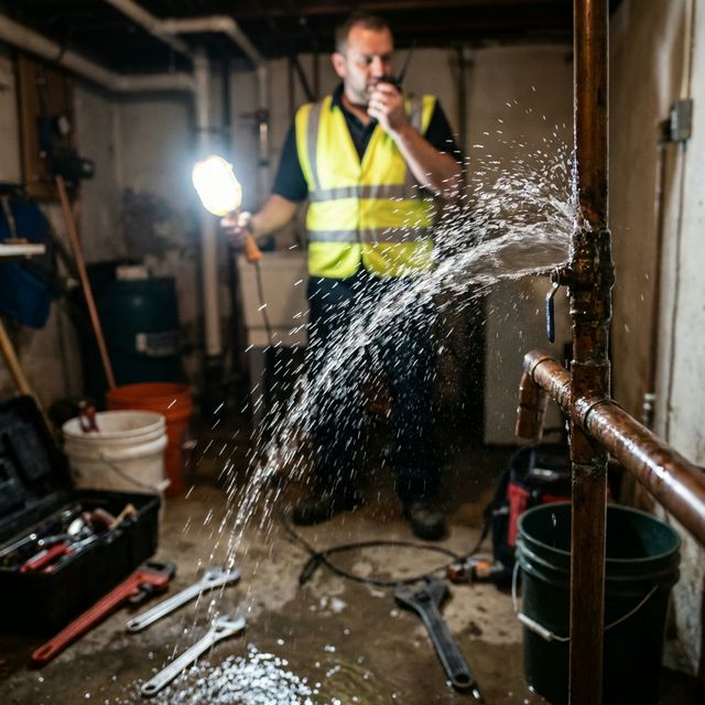 Emergency burst pipe repair in Snellville GA